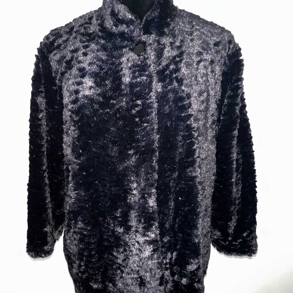 Black Faux Fur Jacket